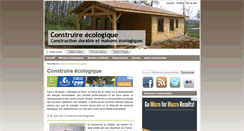 Desktop Screenshot of construire-ecologique.org