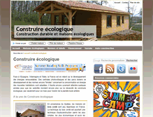 Tablet Screenshot of construire-ecologique.org